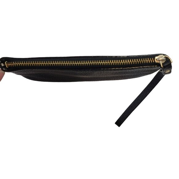 Kate Spade Black Pebble Leather Wristlet Wallet - Picture 5 of 8